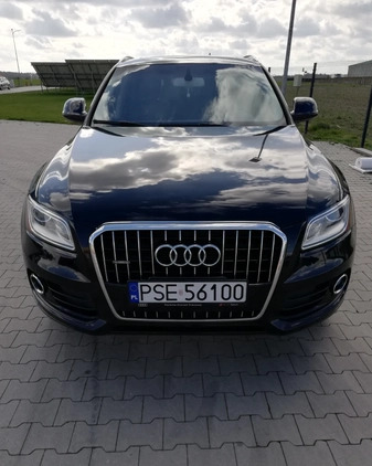 Audi Q5 cena 61500 przebieg: 192000, rok produkcji 2013 z Halinów małe 67